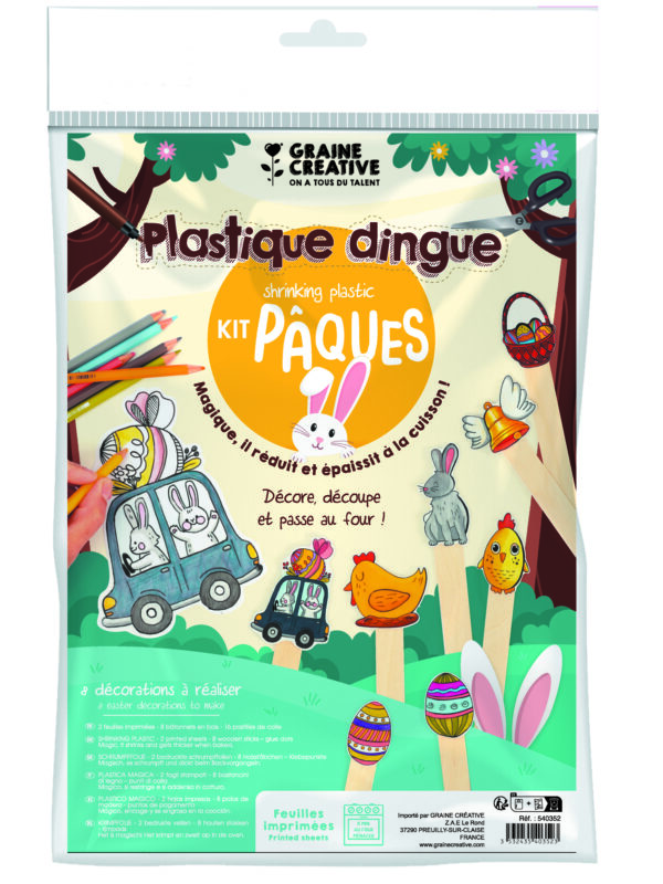 Shrink plastic kit – Easter decoration