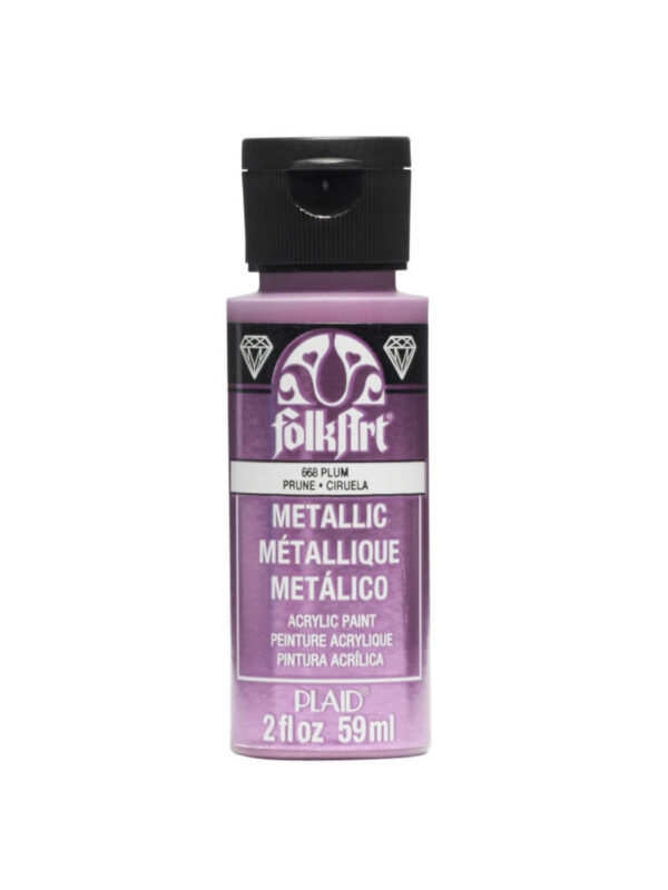 FolkArt Metallicfarben 59 ml Pflaume
