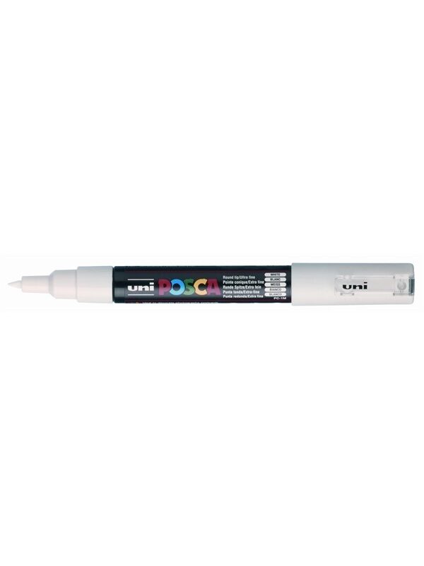 Posca paint marker PC1MC extra-fine conical tip - white