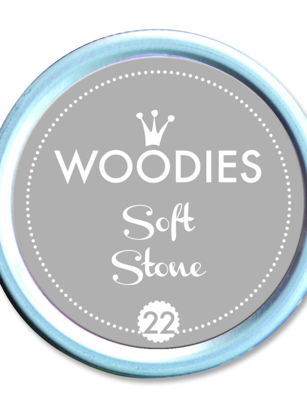 Woodies ink pad 35mm x 35mm – Soft Stone