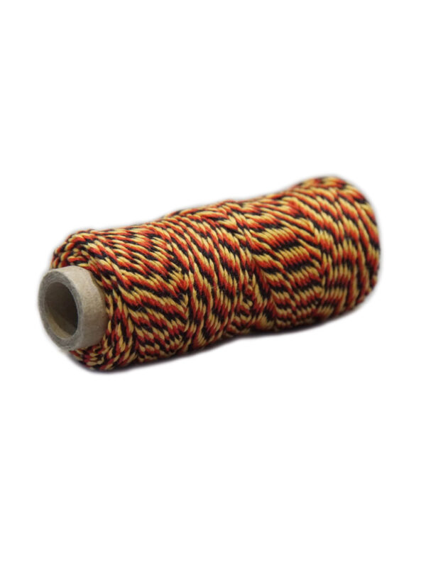 Cotton cord 50g tricolour-Belgium