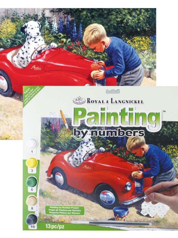 Paint by No. Junior 27,5cm x 35cm Spot's carwash