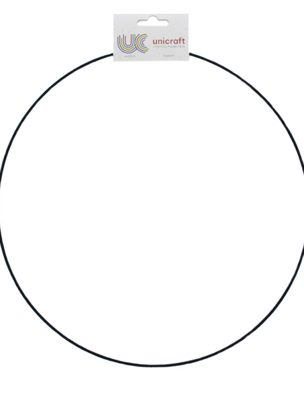 Metal ring black Ø 45 cm