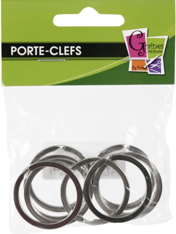 10 ring key rings 32 mm
