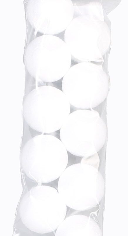 Polystyrolkugeln, Ø 30 mm (10 Stück)
