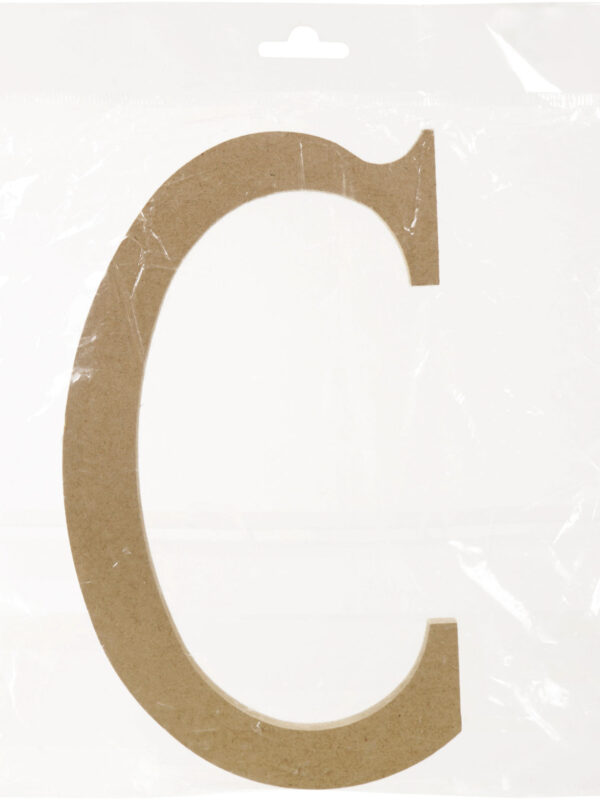 MDF letter 220 mm x 12 mm - C