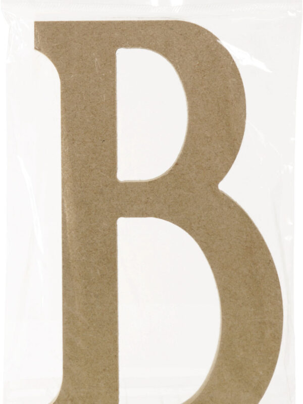 MDF letter 220 mm x 12 mm - B