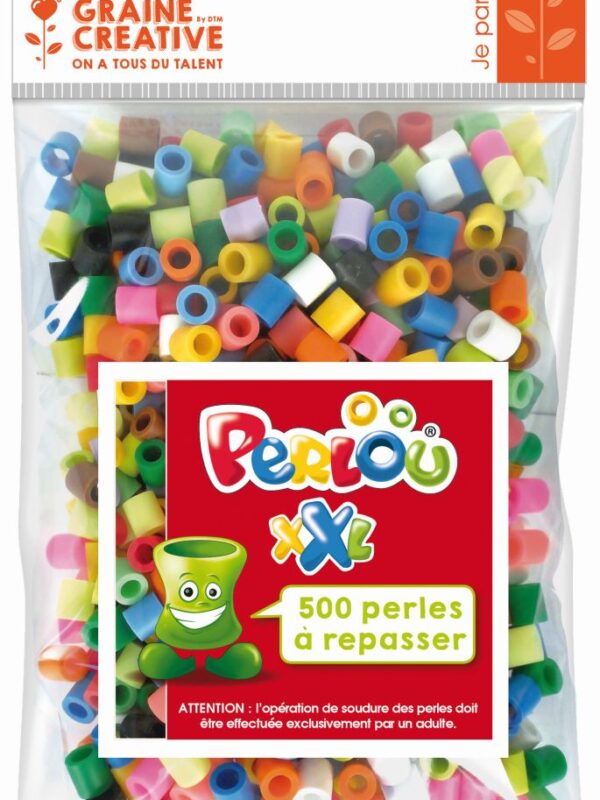 Set of 500 mixed beads XXL 10 mm