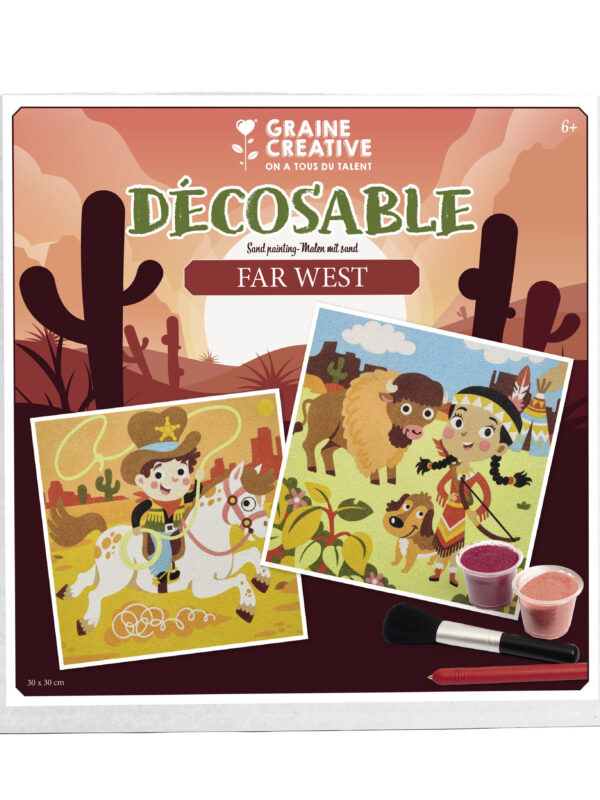 Décoration en sable – Far West
