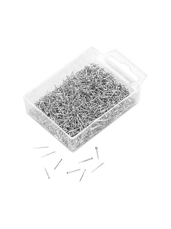 Head pins 10 mm 50 g nickel-plated