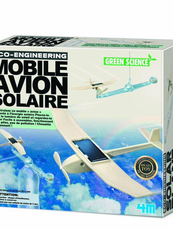 4M DAM eco-engineering mobile solar airplane kit