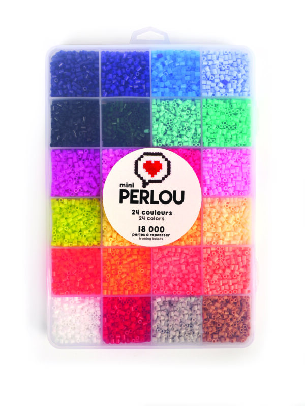 Mini iron-on beads – 24 colours (18000 pcs)