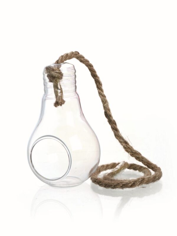 Open bulb with cord 14 cm
