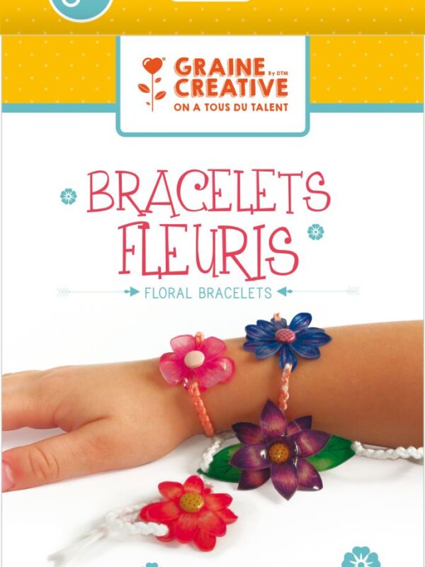 3D floral bracelets kit crazy plastic