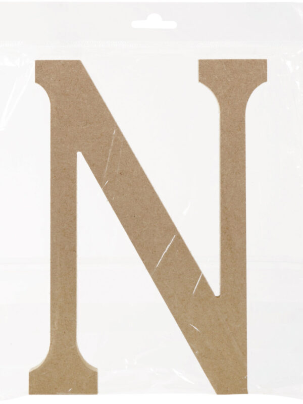 MDF letter 220 mm x 12 mm - N