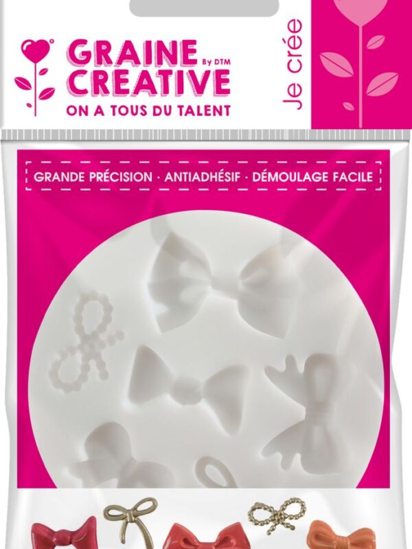 Mini silicone mould Ø70mm – Bows