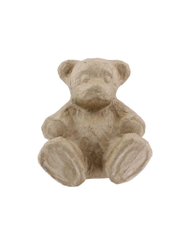 Hairy teddy bear 18x15,5x10cm