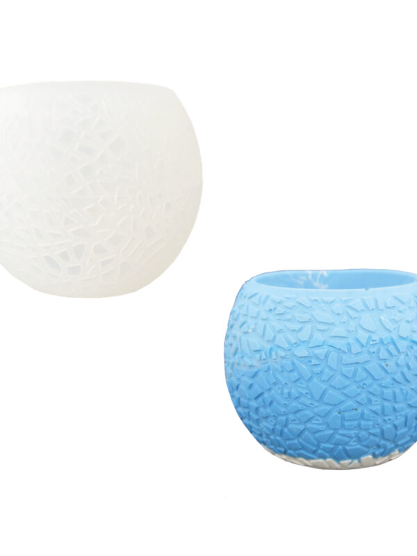 Silicone mould tealight holder shards