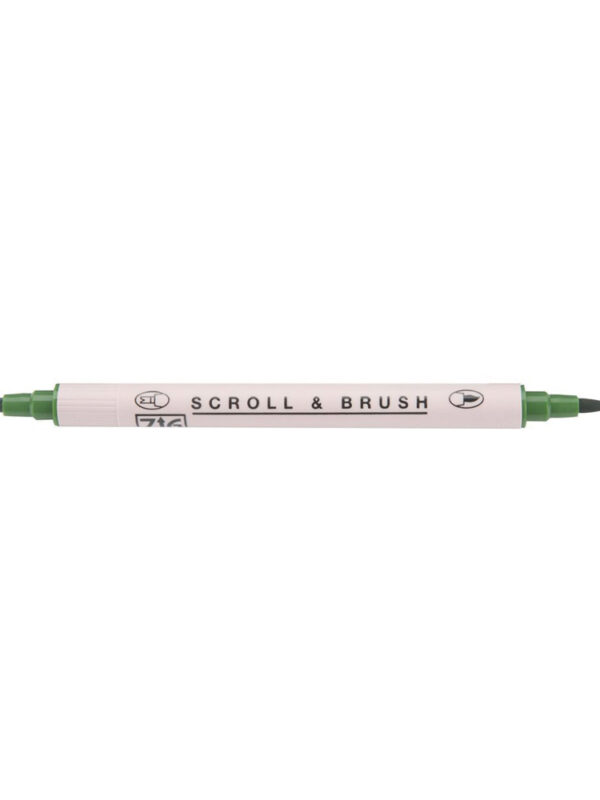 ZIG Scroll & Brush – immergrün