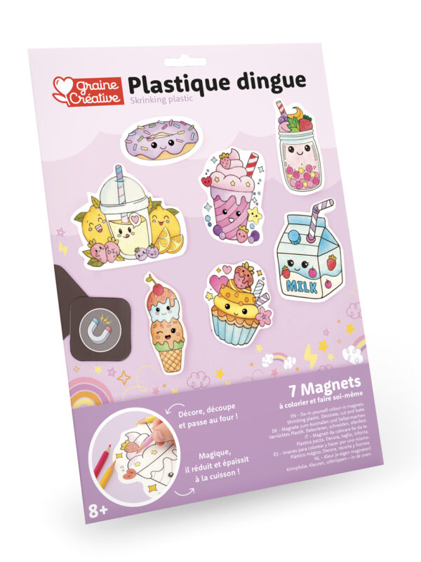 Shrink plastic kit – Kawaii magnets