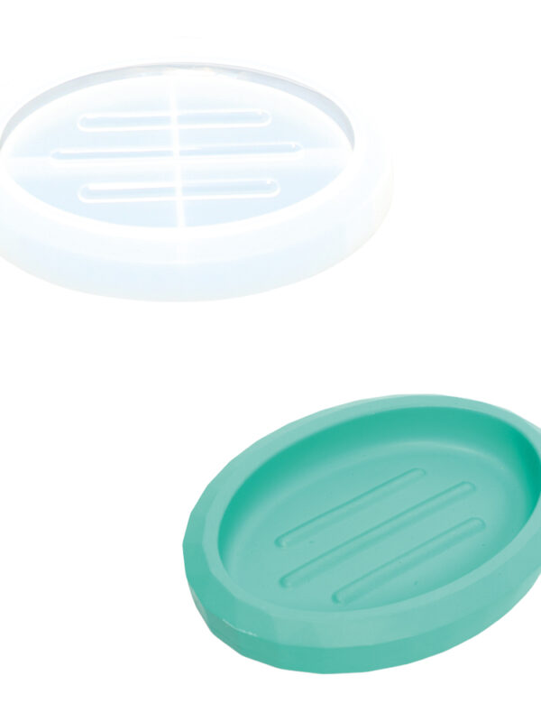 Silicone mould soap tray