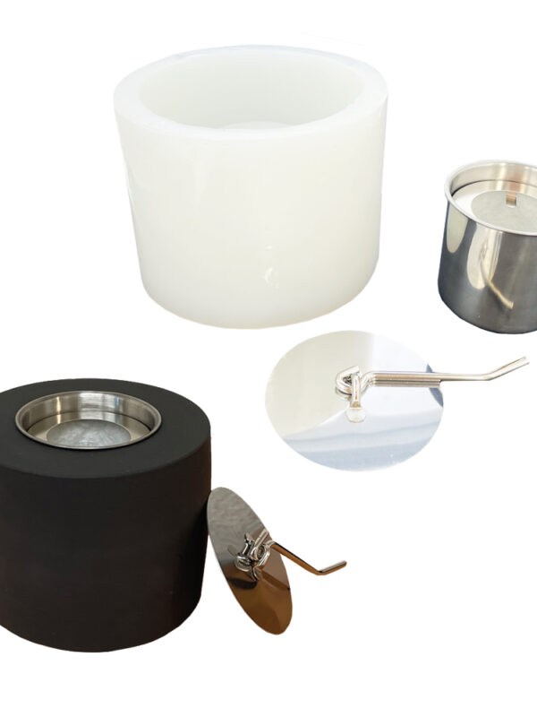Moule en silicone rond chauffant avec système interne