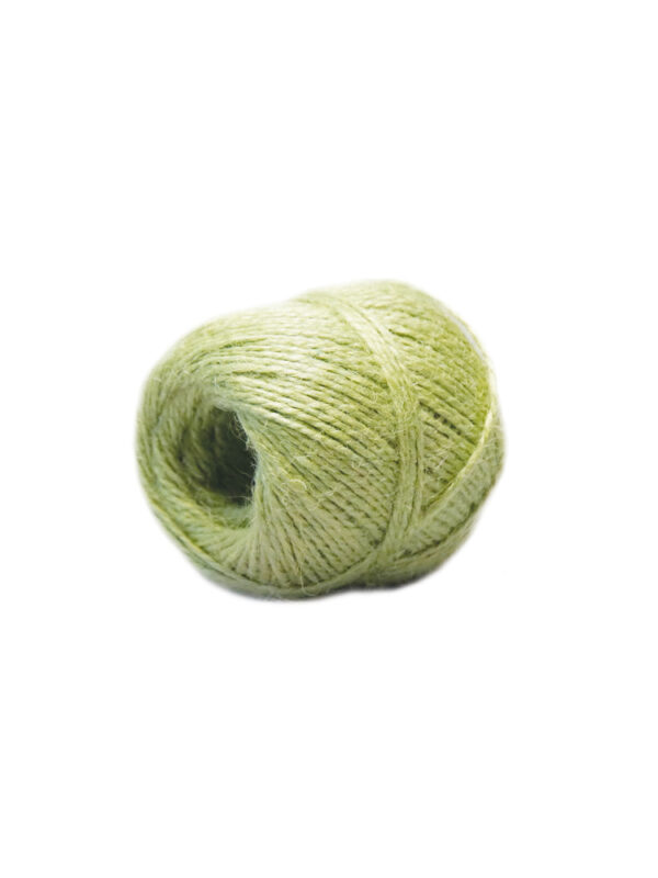 Jute touw 100 g fluorescerend groen