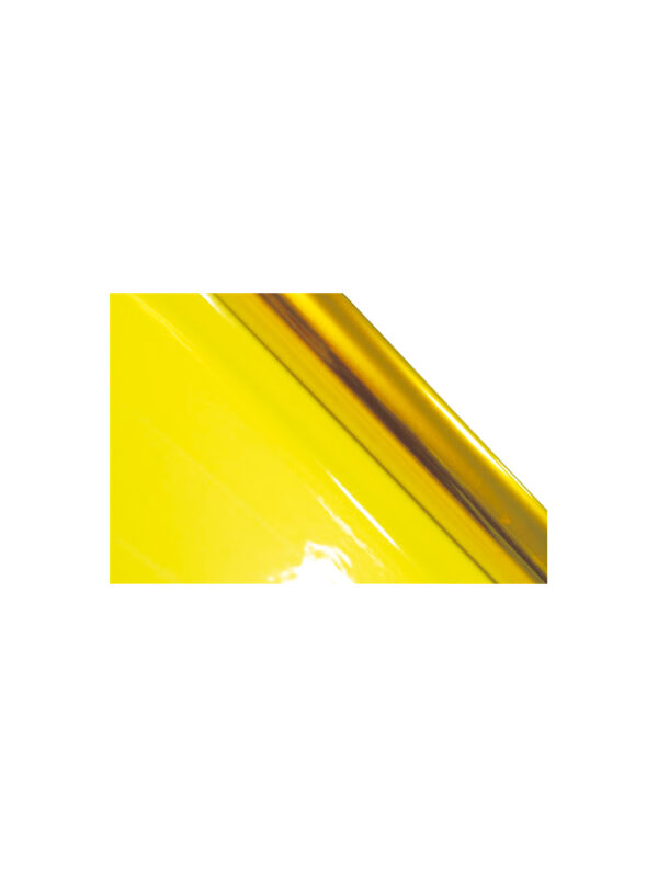 Cellophane roll 70 cm x 500 cm – Yellow (set of 4 pcs)