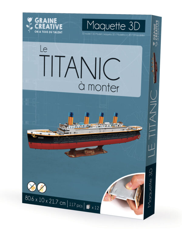 3D puzzle model – Titanic