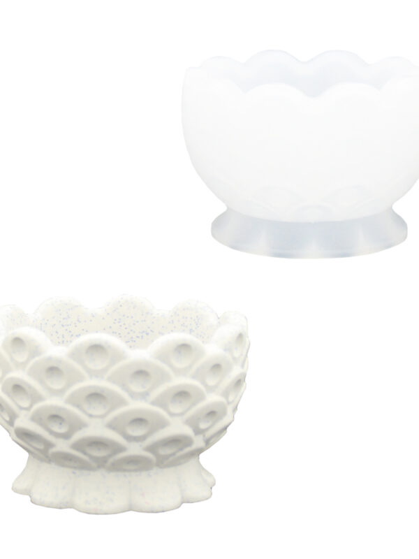 moule en silicone pour porte-bougies chauffe-plat