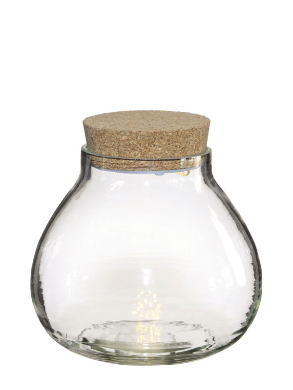 Terrarium with LED cork stopper Ø 150 mm x 140 mm