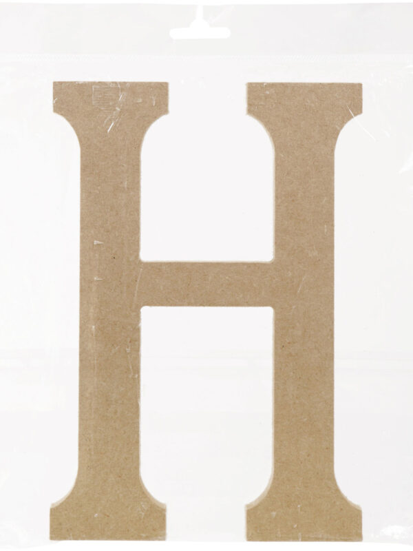 MDF letter 220 mm x 12 mm - H