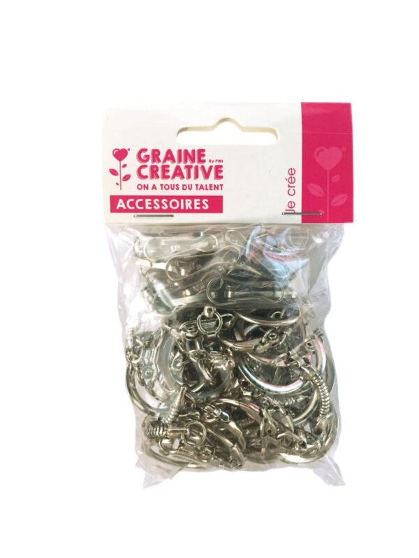 Set of 30 key rings + carabiners