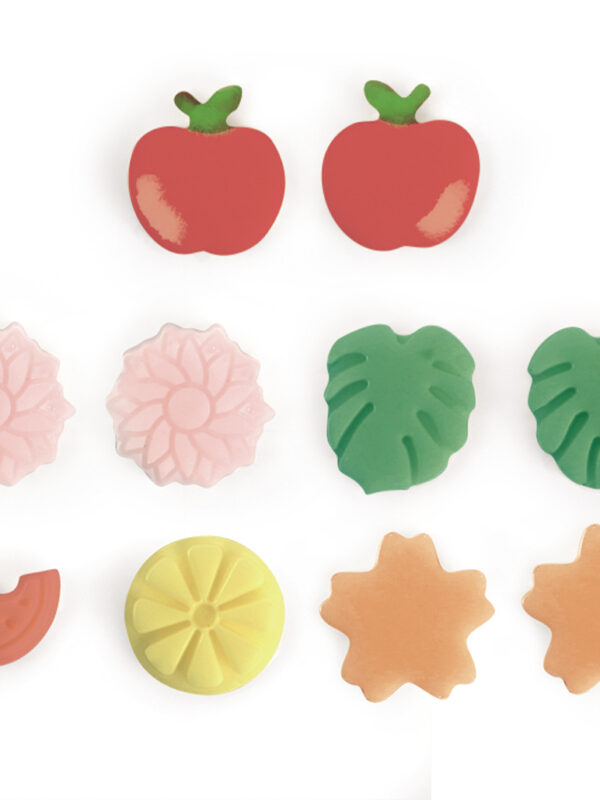 Mini silicone moulds for jewellery – Leaf (5 pcs)