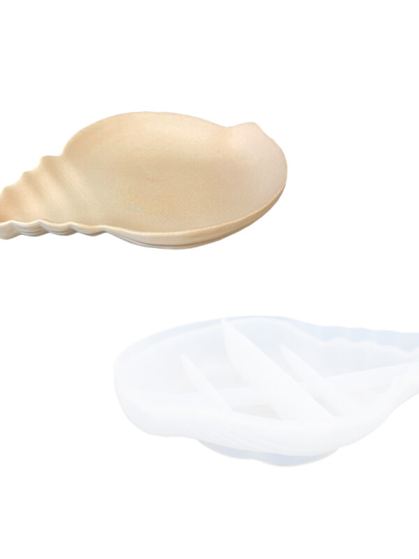 Moule en silicone pour bol en forme de coquille