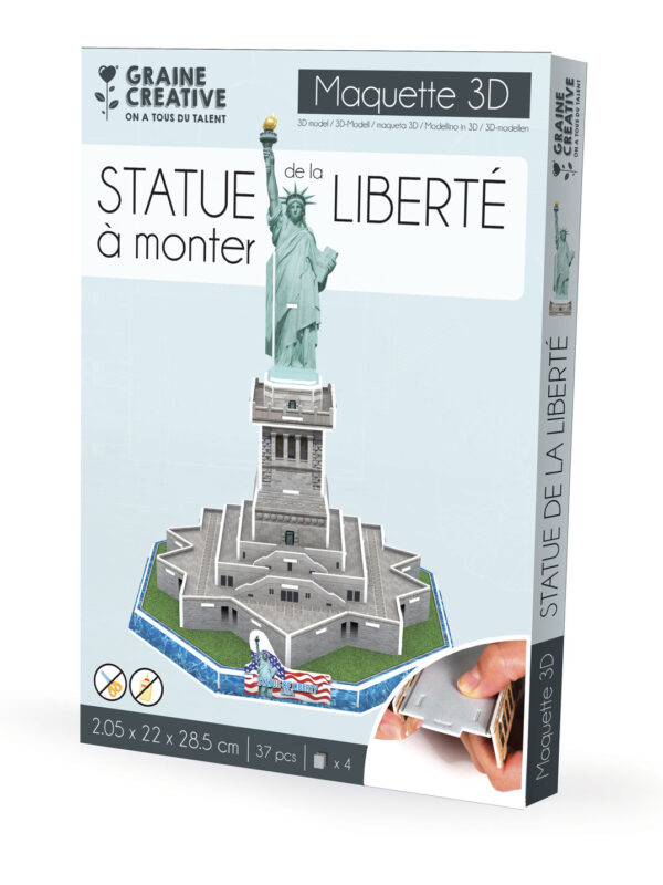 3D puzzle model – Statue of Liberty