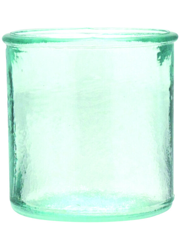 Jar from recycled glass 65 mm x 65 mm