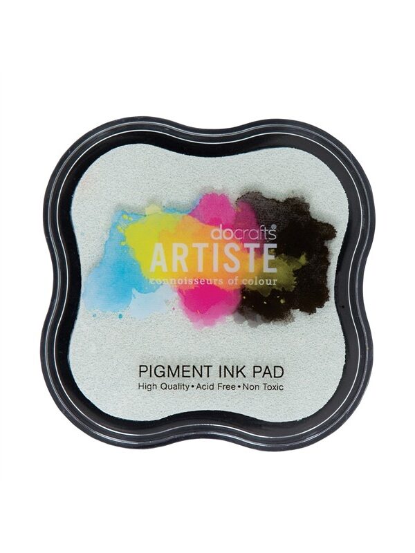 Inktkussen met kunstenaarspigment – Transparant embossing