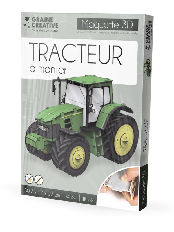 3D puzzle model – Tractor