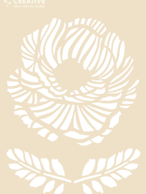 Stencil A4 without bag – Floral