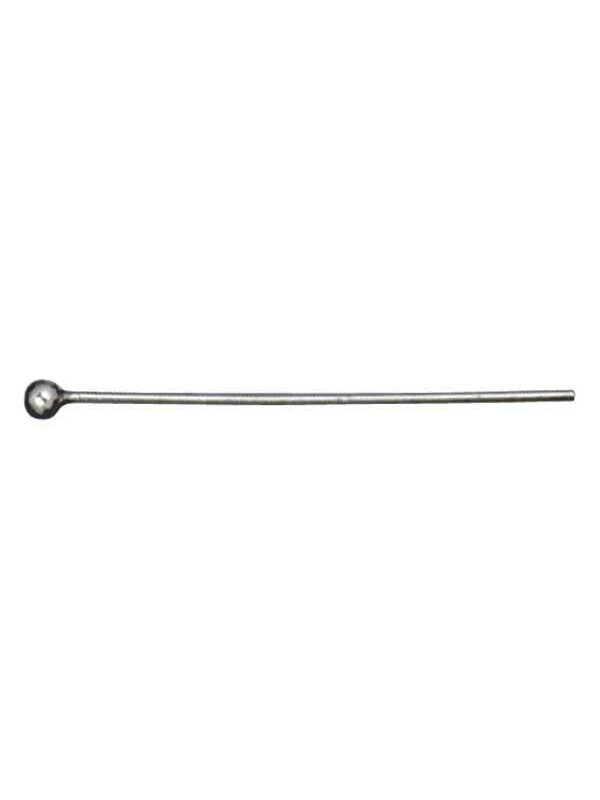 Ball pins 50mm rhodium (50 pcs)