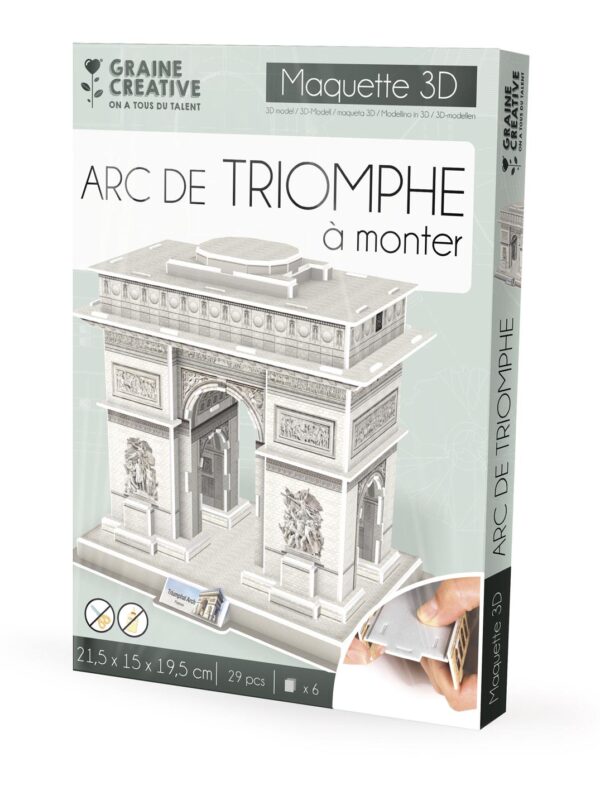 3D puzzle model – Arc de Triomphe
