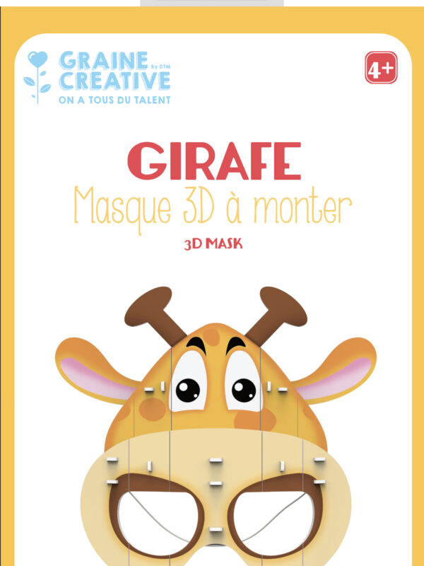 3D-Maske 160 mm x 230 mm x 15 mm – Giraffe