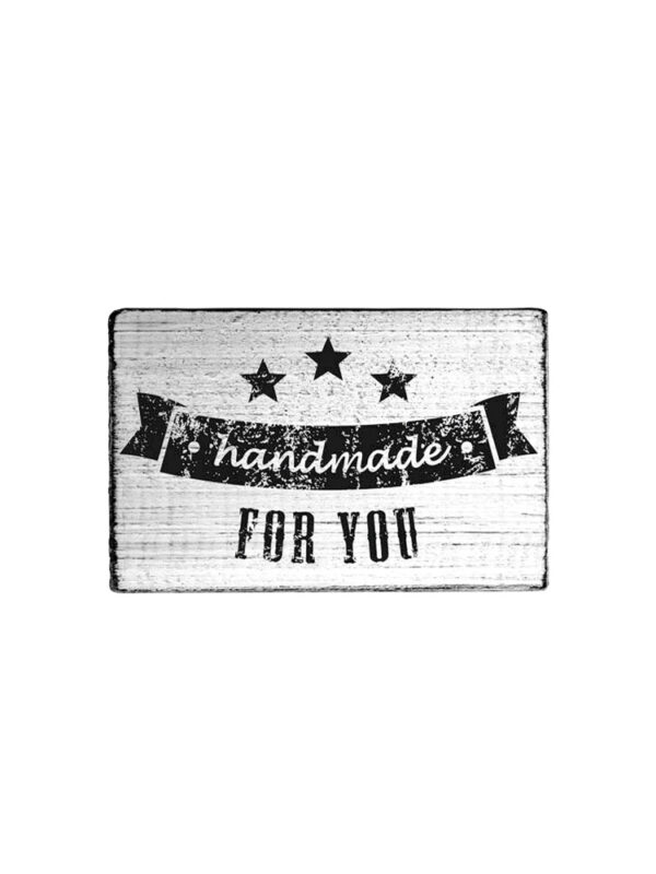 Holzstempel Vintage 70 mm x 42 mm – Handgefertigt für Sie
