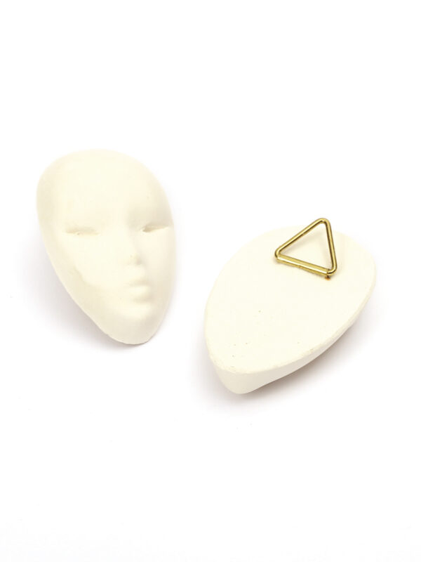 Mini plaster masks 40 mm x 25 mm x 10 mm (20 pcs)