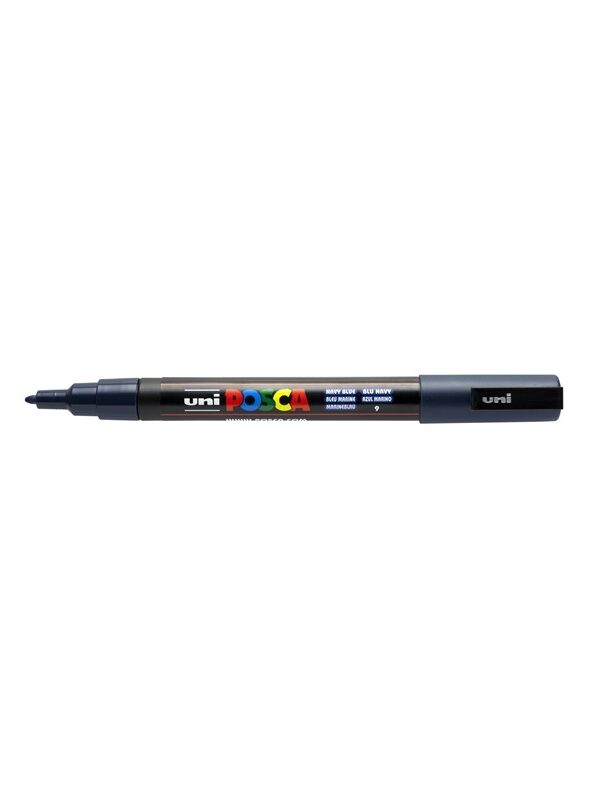 Posca paint marker PC3M fine conical tip - marine blue