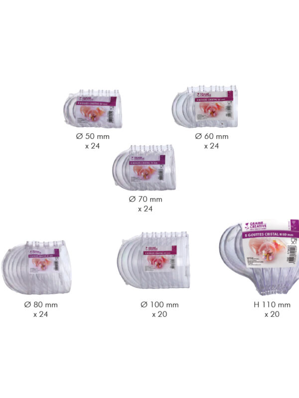 Set plexi balls (136 pcs)