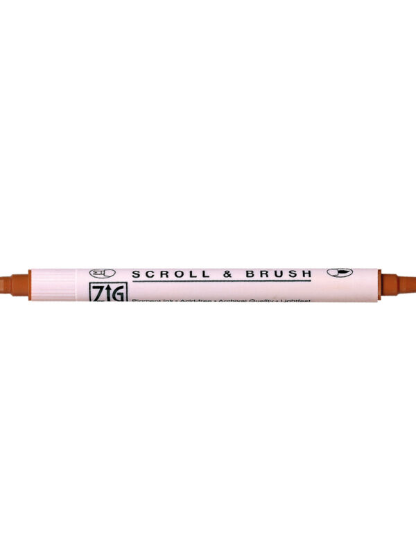 ZIG Scroll & Brush – Kaffee