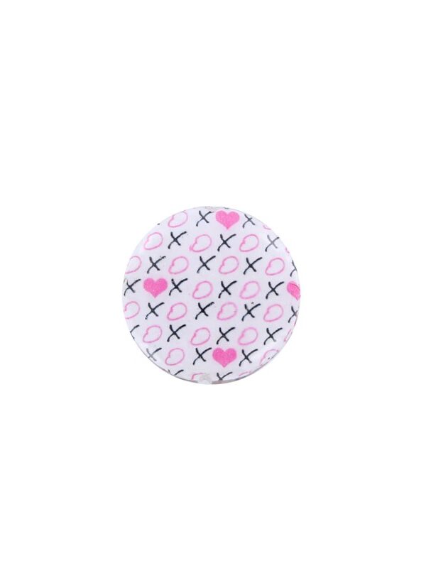 Plat rond 6x28 mm gelamineerd x6 stuks xoxo