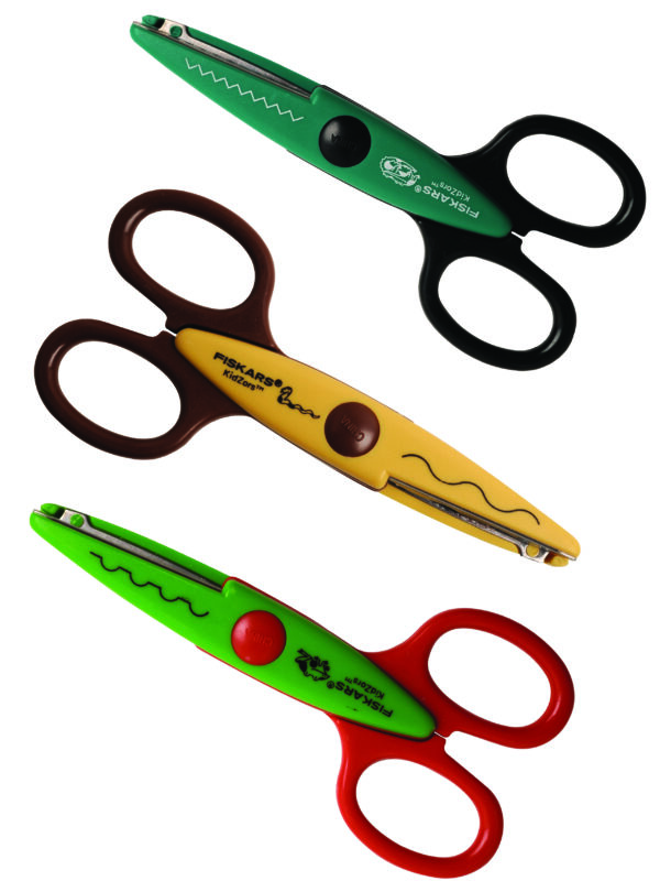 Fiskars set of 3 children scissors swamp animals